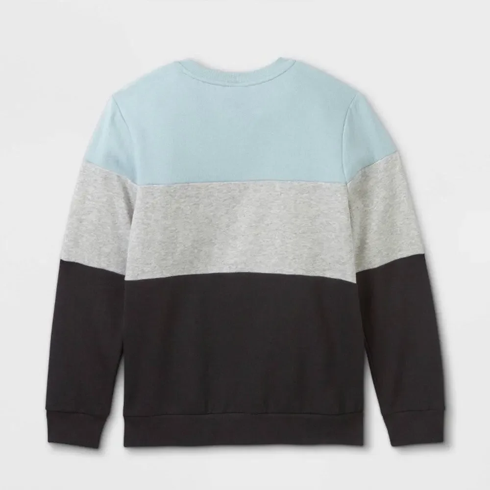 Back to School Art Class Colorblock Crew Neck Pullover Sweatshirt NWT Sz XXL 18